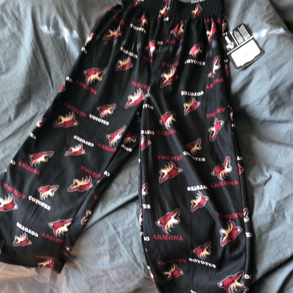 NHL Arizona coyotes boys size XL (4/5) lounge pants